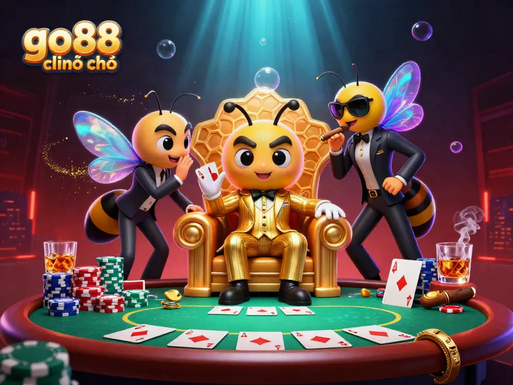 Experience the vibrant world of go88 chính chủ as you engage in thrilling poker games with colorful characters.